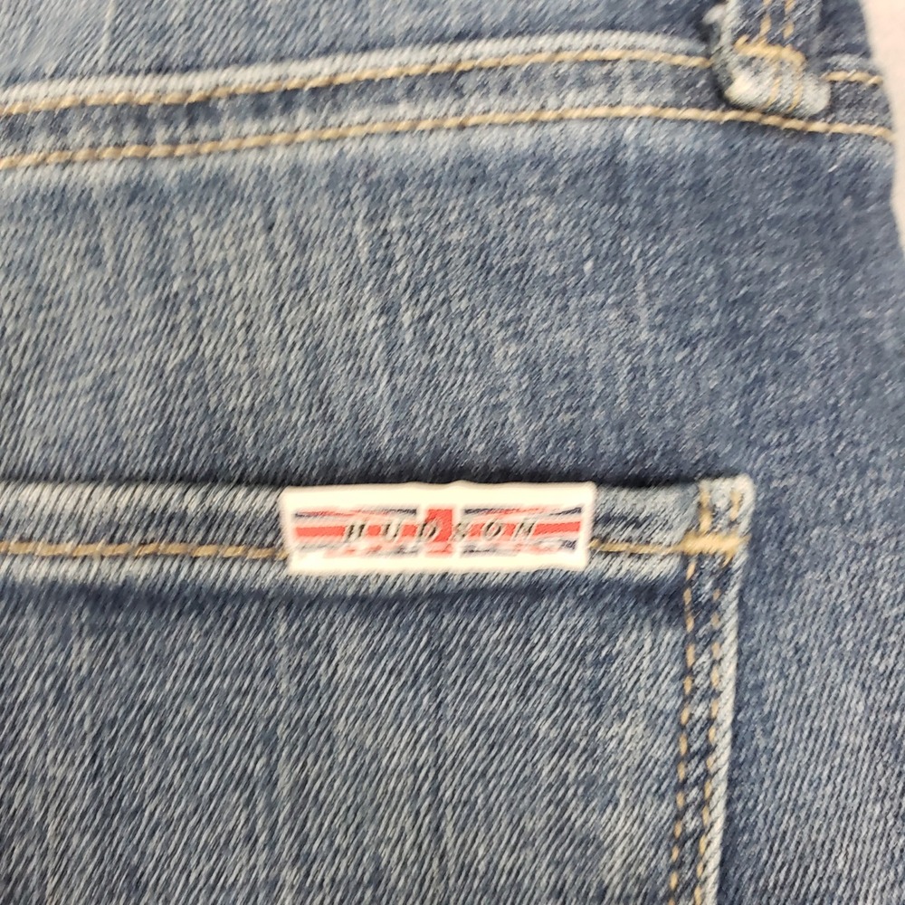 Hudson Size 29 Noa High Rise Straight Leg Ankle Jeans Casual Raw Hem Everyday - Picture 9 of 11